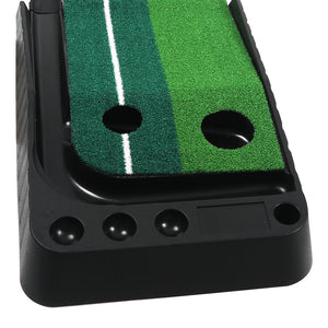 Golf Putting Mat Portable Auto Return Practice Putter Trainer Indoor Outdoor Type B - KRE Group