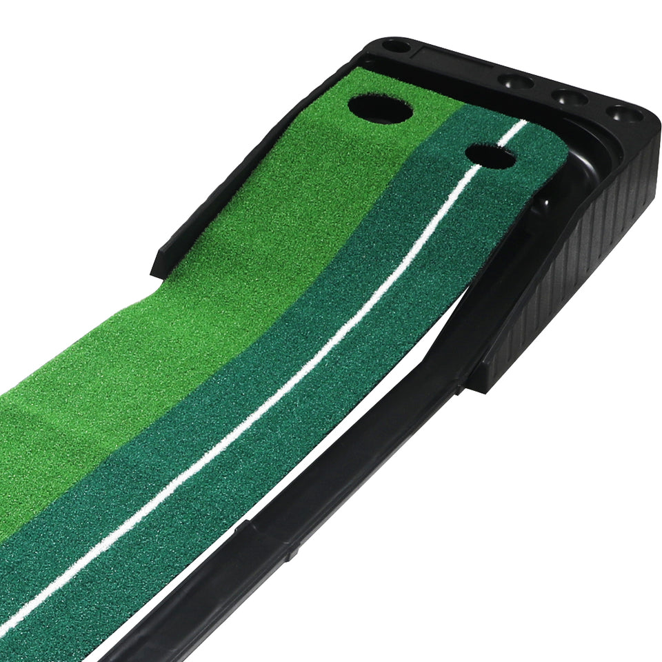 Golf Putting Mat Portable Auto Return Practice Putter Trainer Indoor Outdoor Type B - KRE Group