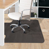 Chair Mat Carpet Hard Floor Protectors PVC Home Office Room Computer Work Mats No Pin Black - KRE Group