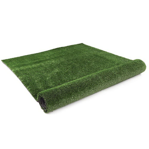 Primeturf Synthetic 10mm  1.9mx10m 19sqm Artificial Grass Fake Turf Olive Plants Plastic Lawn - KRE Group