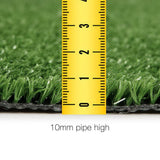 Primeturf Synthetic 10mm  1.9mx10m 19sqm Artificial Grass Fake Turf Olive Plants Plastic Lawn - KRE Group