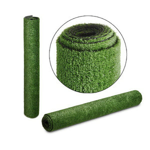 Primeturf Synthetic 10mm  1.9mx10m 19sqm Artificial Grass Fake Turf Olive Plants Plastic Lawn - KRE Group