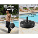 Instahut Outdoor Pole Umbrella Stand Base Pod Sand/Water Patio Cantilever Offset - KRE Group