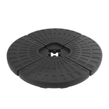 Instahut Outdoor Umbrella Stand 4 x Base Pod Plate Sand/Water Patio Cantilever Fanshaped - KRE Group