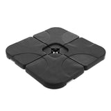 Instahut Set of 4 Umbrella Base Set Black - KRE Group