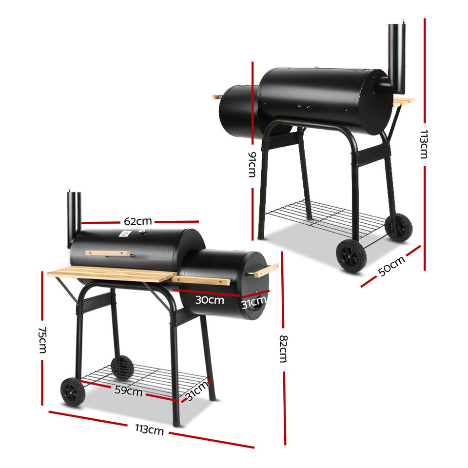 Offset BBQ Smoker 2 in 1 - KRE Group