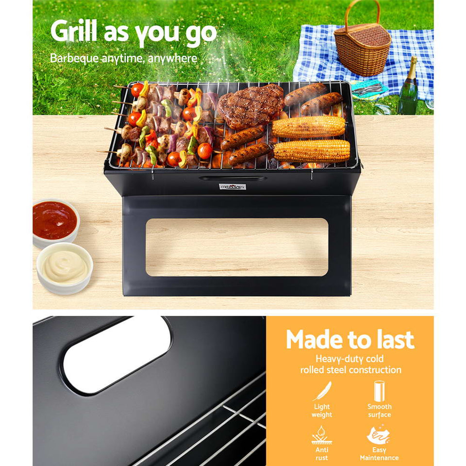 Grillz Notebook Portable Charcoal BBQ Grill - KRE Group