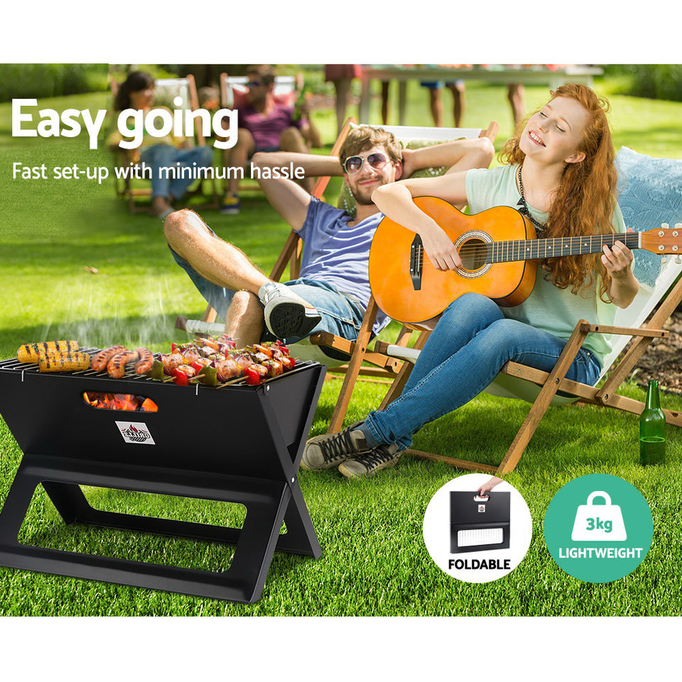 Grillz Notebook Portable Charcoal BBQ Grill - KRE Group