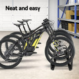 Portable Bike 3 Parking Rack Bicycle Instant Storage Stand - Black - KRE Group