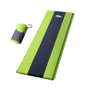 Weisshorn Self Inflating Mattress Camping Sleeping Mat Air Bed Pad Single Green - KRE Group