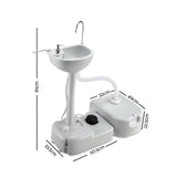 Weisshorn Portable Camping Wash Basin 43L - KRE Group