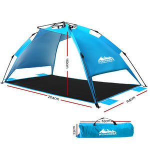 Weisshorn Pop Up Camping Tent Beach Portable Instant Up Hiking Sun Shade Shelter - KRE Group