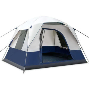 Weisshorn Family Camping Tent 4 Person Hiking Beach Tents Canvas Ripstop - KRE Group