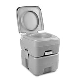 Weisshorn 20L Portable Outdoor Camping Toilet - Grey - KRE Group