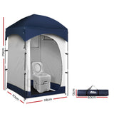 Weisshorn 20L Outdoor Portable Toilet Camping Shower Tent Change Room Ensuite - KRE Group