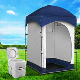 Weisshorn 20L Outdoor Portable Toilet Camping Shower Tent Change Room Ensuite - KRE Group