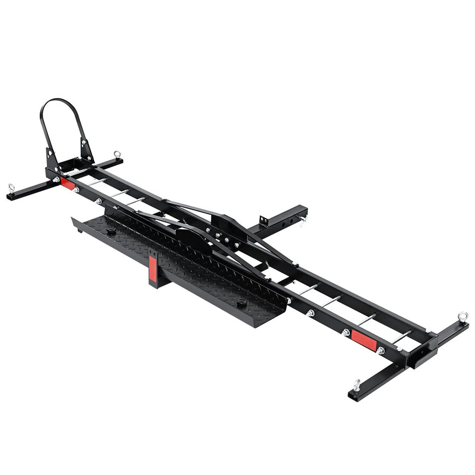 Giantz Motorcycle Carrier 2 Arms Rack Ramp Motorbike Dirt Bike 2"Hitch