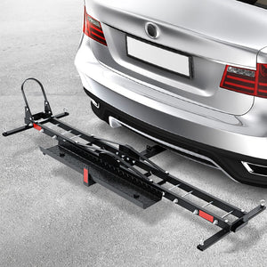 Giantz Motorcycle Carrier 2 Arms Rack Ramp Motorbike Dirt Bike 2"Hitch