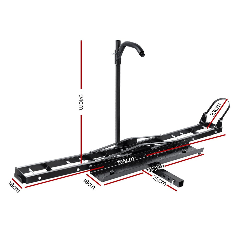 Giantz Motorcycle Motorbike Carrier Rack 2" Towbar Arm Rack Dirt Bike