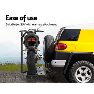 Giantz Motorcycle Motorbike Carrier Rack 2" Towbar Arm Rack Dirt Bike