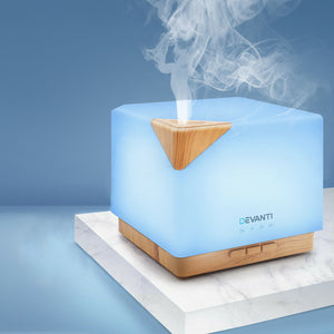 DEVANTi Aroma Diffuser Air Humidifier Night Light 600ml - KRE Group