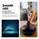 300ml 4-in-1 Aroma Diffuser Dark Wood - KRE Group