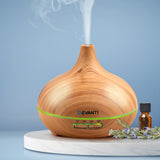 Devanti 300ml 4 in 1 Aroma Diffuser - Light Wood - KRE Group