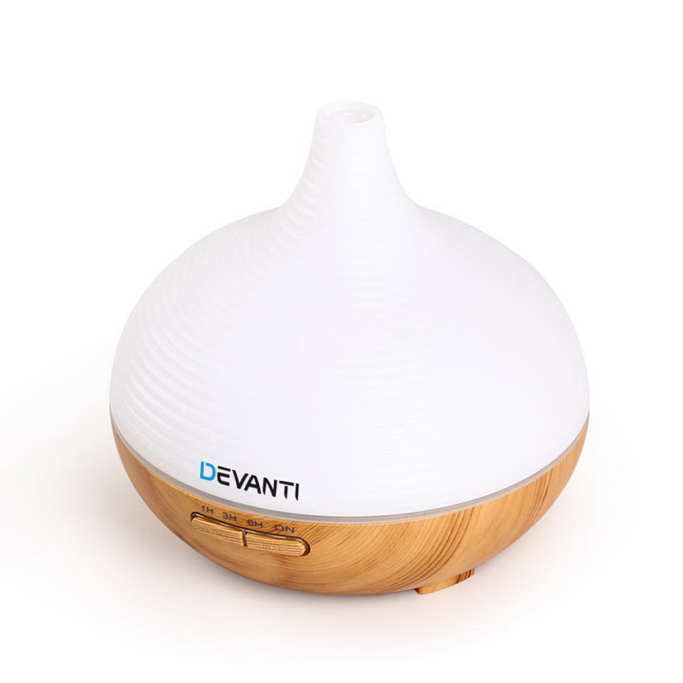 DEVANTi Aroma Diffuser Air Humidifier Night Light 300ml - KRE Group