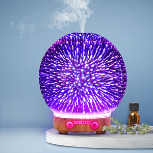 Devanti Aromatherapy Diffuser Aroma Humidifier Ultrasonic 3D Firework Light Oil - KRE Group