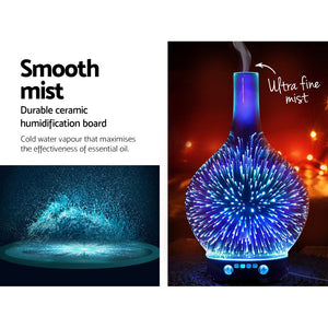 Aroma Diffuser 3D LED Light Oil Firework Air Humidifier 100ml - KRE Group