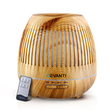 Devanti Aromatherapy Diffuser Aroma Essential Oils Air Humidifier LED Light 400ml - KRE Group