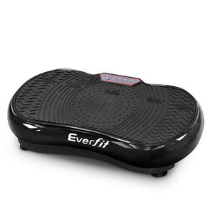 Everfit Vibration Machine Plate Platform Body Shaper Home Gym Fitness Black - KRE Group