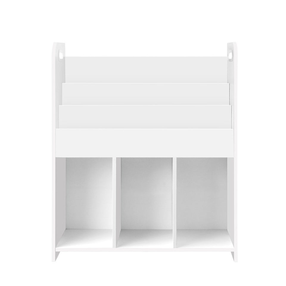 Keezi Kids Bookcase Childrens Bookshelf Display Cabinet Toys Storage Organizer - KRE Group