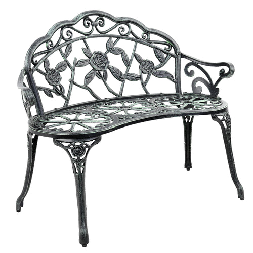 Gardeon Victorian Garden Bench - Green - KRE Group