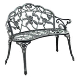 Gardeon Victorian Garden Bench - Green - KRE Group