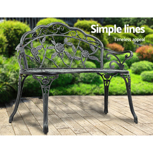 Gardeon Victorian Garden Bench - Green - KRE Group