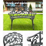 Gardeon Victorian Garden Bench - Green - KRE Group