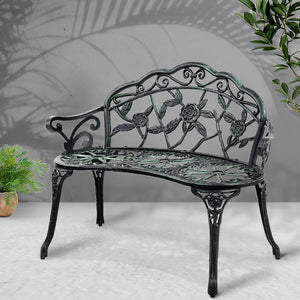 Gardeon Victorian Garden Bench - Green - KRE Group