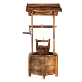 Gardeon Wooden Wishing Well - KRE Group