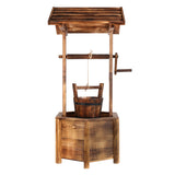 Gardeon Wooden Wishing Well - KRE Group