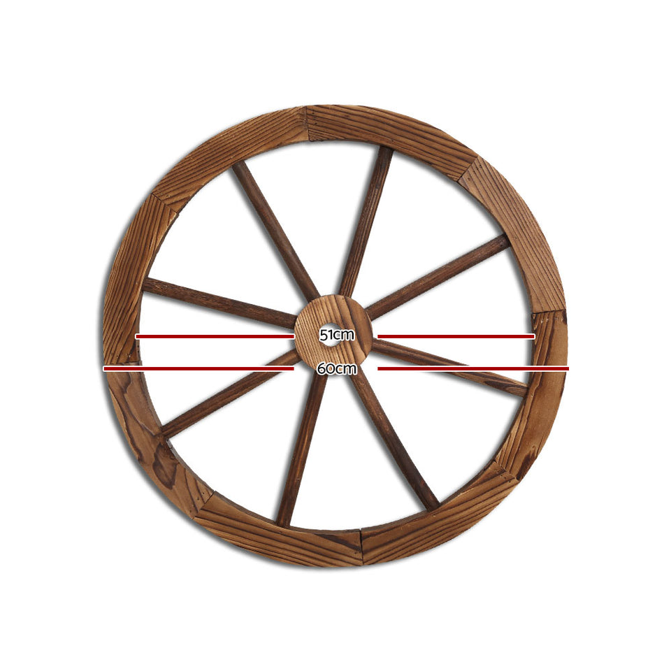 Gardeon Wooden Wagon Wheel - KRE Group