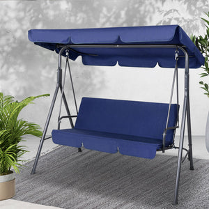 Gardeon Canopy Swing Chair - Navy - KRE Group