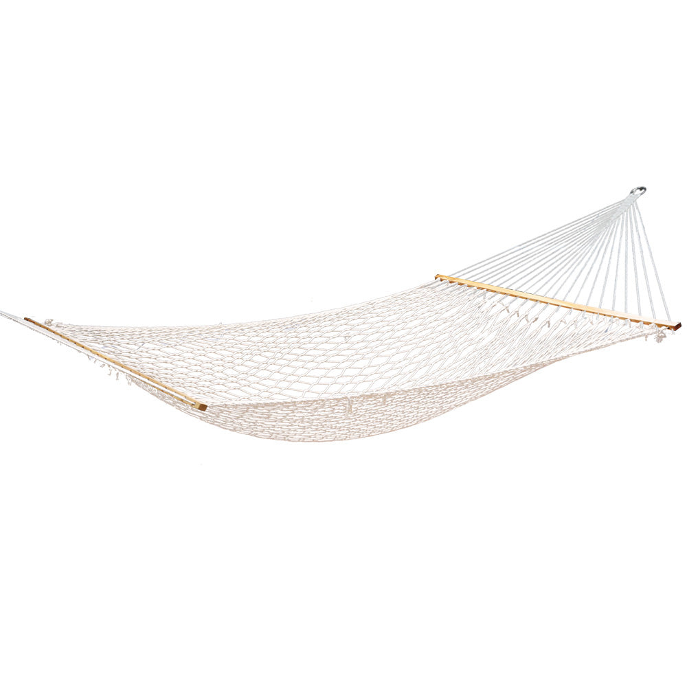 Gardeon Double Swing Hammock Bed Cream - KRE Group