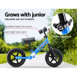 Kids Balance Bike Ride On Toys Puch Bicycle Wheels Toddler Baby 12" Bikes Blue - KRE Group