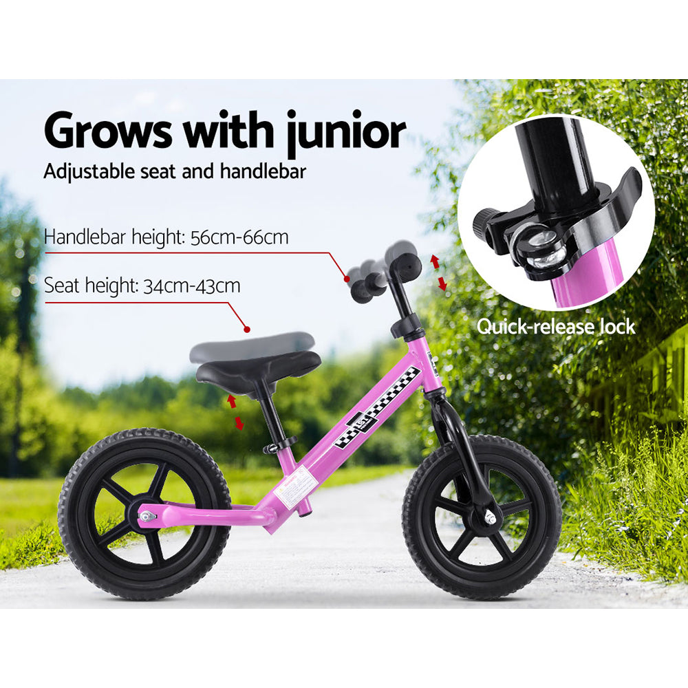 Kids Balance Bike Ride On Toys Puch Bicycle Wheels Toddler Baby 12