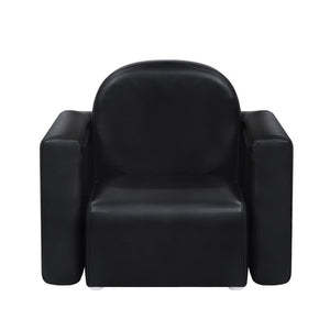 Keezi Kids Chair Sofa Recliner Children Table Desk Armchair Leather Couch Black - KRE Group