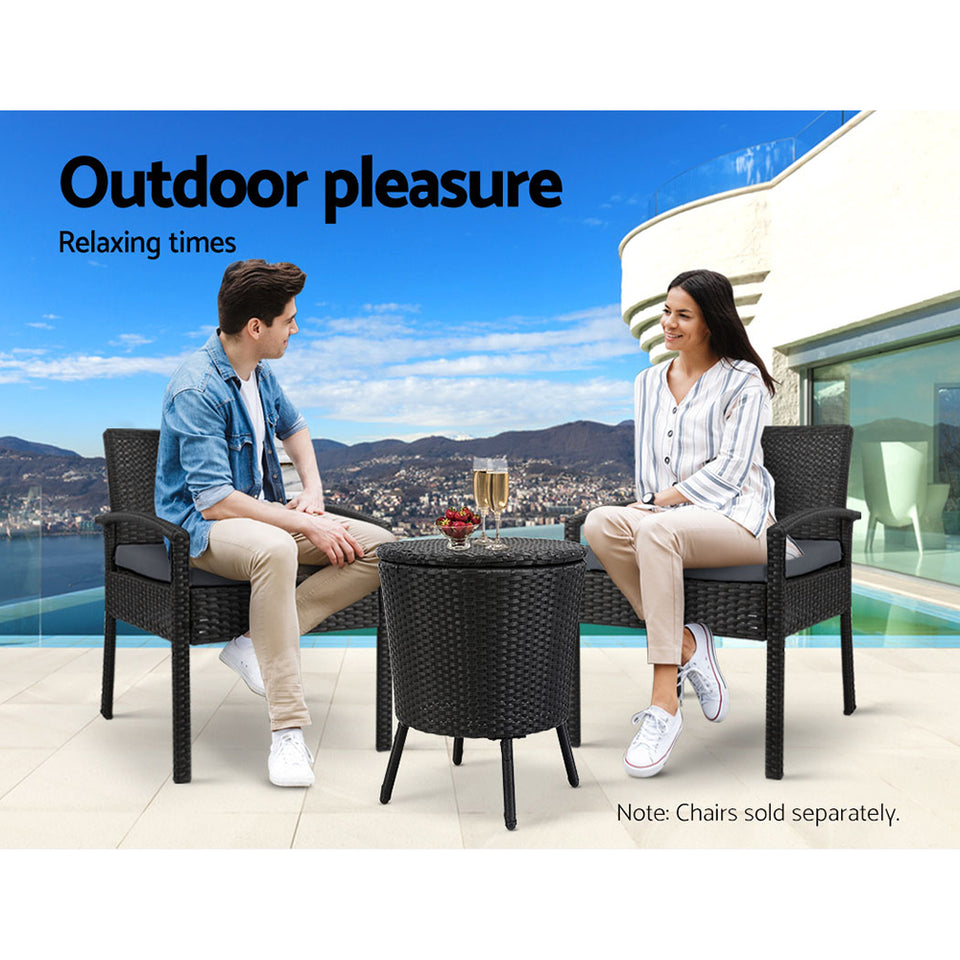 Gardeon Bar Table Outdoor Setting Cooler Ice Bucket Storage Box Party Patio Coffee Pool - KRE Group