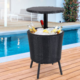 Gardeon Bar Table Outdoor Setting Cooler Ice Bucket Storage Box Party Patio Coffee Pool - KRE Group