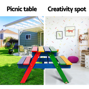 Keezi Kids Wooden Picnic Bench Set - KRE Group