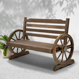 Gardeon Park Bench Wooden Wagon Chair Outdoor Garden Backyard Lounge Furniture - KRE Group